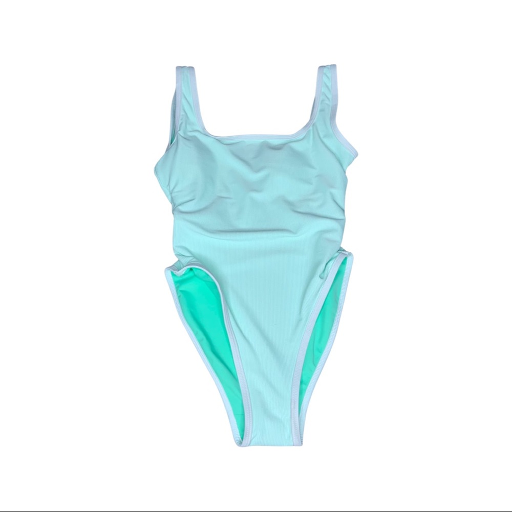 Lain Snow Ocean Isle Women's One Piece Swimsuit Mint Small